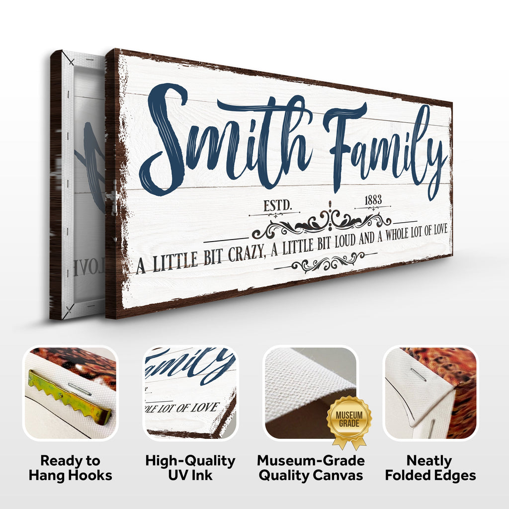 Custom Family Name Sign