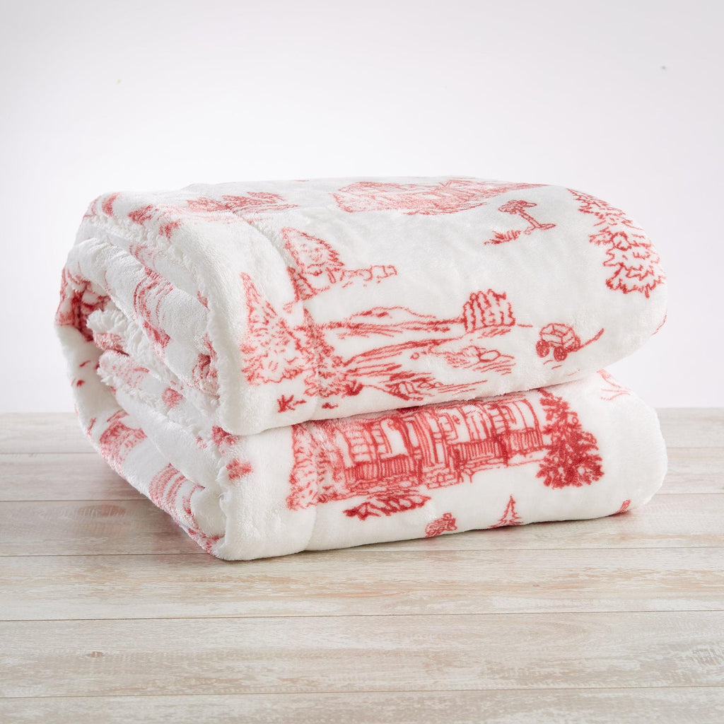 Holiday Sherpa Throw - Esmay Collection