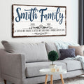 Custom Family Name Sign